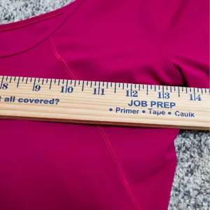 Lululemon Align V-Neck‎ Cropped Long Sleeve Top Magenta Purple Women 2 Gym Yoga thumbnail 8