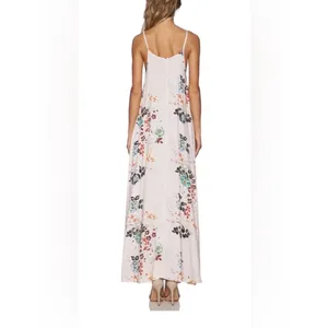 Somedays Lovin Golden Fields Pink Floral Maxi Dress Size M thumbnail 3