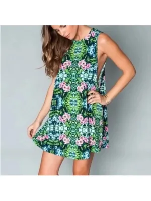 Show Me Your Mumu Garrett Floral Mini Dress Size Small thumbnail 3