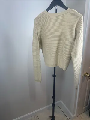 sofia by sofia vergara Cream Ribbed V thumbnail 3