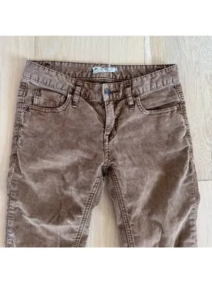 Free People Light Brown Corduroy Jeans Skinny Fit Size 26 thumbnail 2