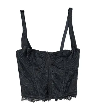 SKIMS - Femme Lace Demi Corset in Black thumbnail 1