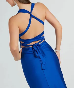 Windsor Lace Up Prom Dress thumbnail 3