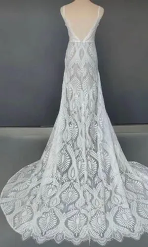 Boho Style Wedding Dress Size 10 thumbnail 3