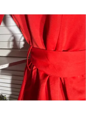 NWT peasant dress 3/4 ballooned sleeves ruffled homecoming cocktail Holiday sz S thumbnail 5