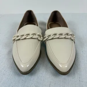 LC Lauren Conrad Demii Chain Women's Loafers Bone Size 6 thumbnail 3