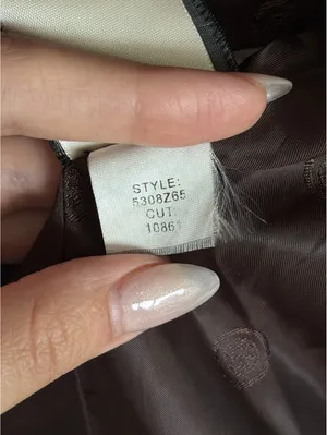 Max Studio Women’s 100% Pure Cashmere Plaid Blazer Jacket Brown Size 0 thumbnail 8