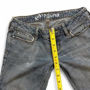 Y2K Bullhead Laguna Jeans Size 1 Short Low Rise Flare Bootcut Medium Wash thumbnail 3