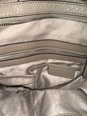 Michael Kors Bedford Medium Belted Leather Satchel – Taupe / Dark Khaki thumbnail 6