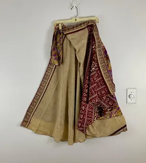 Reversible Wrap Maxi Skirt BIN164 thumbnail 2