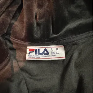 Fila Black Velour Women's Hoodie thumbnail 10