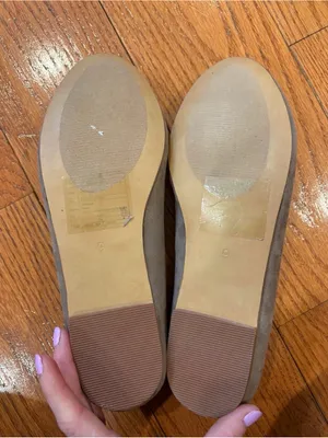 Torrid Taupe Faux Suede Ballet Flats – Size 9W thumbnail 4