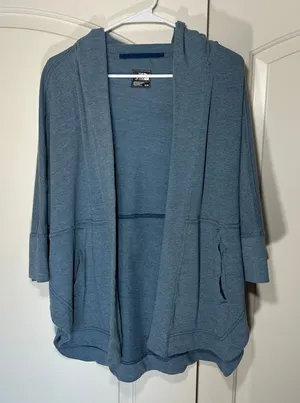 The North Face Womens Wrap‎ Hoodie Cardigan Slouchy Lounge Tunic Longline Medium thumbnail 1