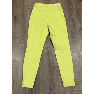 Judy Blue Neon‎ Yellow Jeans Womens 3/26 Slim Fit Neon Stretch Denim thumbnail 2