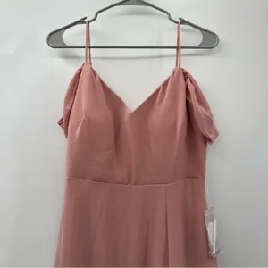 Birdy Grey Devin‎ Convertible Sleeveless Bridesmaid Dress in Dusty Rose Sz M NEW thumbnail 4