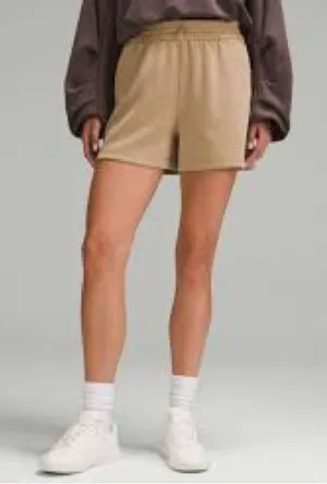 lululemon athletica High-Waist Relaxed Shorts in Tan 1032 thumbnail 1