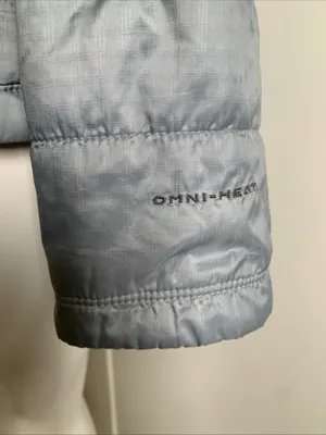 Columbia Omni-Heat gray women’s medium quilted puffer jacket thumbnail 3