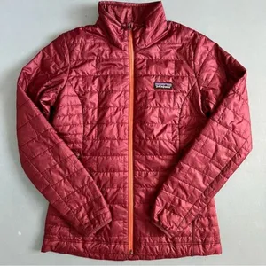 Patagonia Nano‎ Puff Roamer Red Windproof Water Resistant Insulated Jacket thumbnail 4