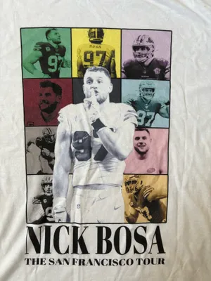 San Francisco 49ers Tshirt White Size L thumbnail 2
