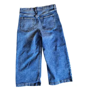 Gap High Rise Stride Wide-Leg Ankle Jeans Sz 30/10P Medium Indigo Wash Cotton thumbnail 3
