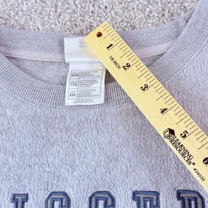 Disney Store Tigger Fleece Sweatshirt Womens XXL‎ Gray Embroidered Oversized 90s thumbnail 6