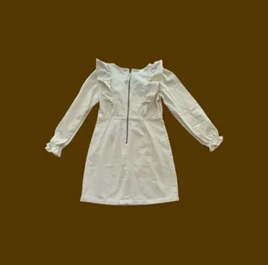 Women’s Gianni Bini Cream Ruffle Midi Dress (Size Large) thumbnail 2