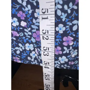 Abercrombie & Fitch Floral Maxi Dress Blue Purple Tie Back Cutout Small thumbnail 14