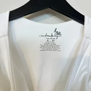 FREE PEOPLE Clean Lines Crop Tank in White Size Medium/Large thumbnail 6