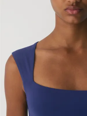 Aritzia Original Contour Esteem Bodysuit navy blue size Small thumbnail 2