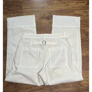 American Eagle High-Waisted Stovepipe Jeans Off White/Cream size 8 thumbnail 2