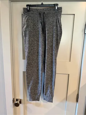 Lululemon Ready to Rulu Jogger Crop W6BEWS Women’s Size 6 Heather Black! thumbnail 4