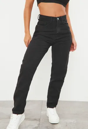 Pretty Little Thing NWT | Washed out Mom Jeans thumbnail 1
