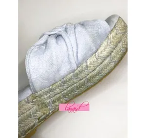 Nalho Sai Yoga Mat Platform Espadrilles Light Baby Blue Twist Comfort Sandals 6 thumbnail 8