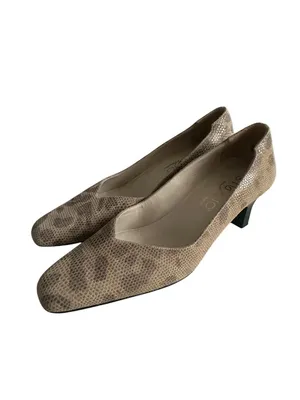 DELMAN Vintage Leather Kitten Heels Size 5.5 thumbnail 3