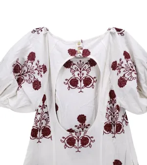$298 Cactus Flower Embroidered Dress Lazy Bones Combo XS New thumbnail 4