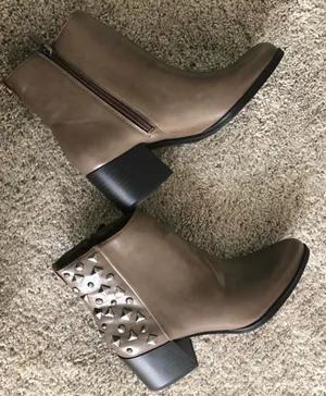 Sam Edelman NEW Circus taupe studded pointed boots thumbnail 4