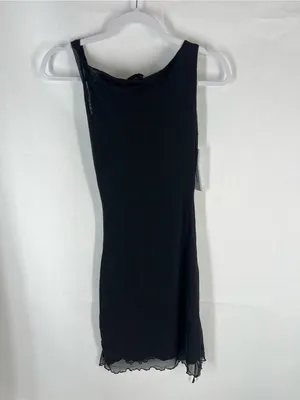 Princess Polly Bella Luna Ruched Mini Dress Black US 0 NWT thumbnail 12