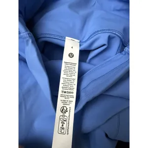 Lululemon Fast & Free High Rise Short 6” with Pockets Size 4 Pool Blue New $74 thumbnail 3