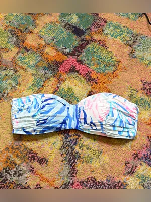 Lilly Pulitzer Jessamine Shirred Bandeau Size 6 thumbnail 2