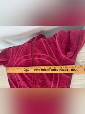 Lululemon Define Jacket Diamond Jacquard Berry Rumble Gyn Athleisure Sz 6 *READ thumbnail 9