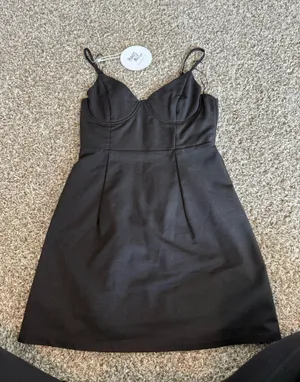 Princess Polly Dress Mini Black thumbnail 1