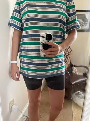 Retro Striped Short Sleeve T Shirt thumbnail 4