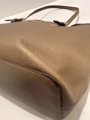 Michael Kors Saffiano Leather Tote – Taupe / Greige thumbnail 5