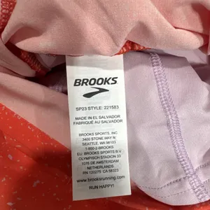Brooks Women's Moment 5" Running Shorts 2 in 1 Athletic Orange Speckled Size XS thumbnail 10