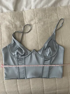 White Fox blue corset top thumbnail 7