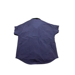 Figs Elmina Scrub Top Womens Small Navy blue Shirt Button Collar thumbnail 5