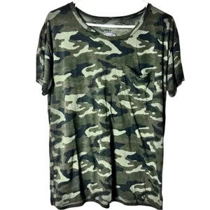 Arizona Jean Co. Camouflage Crewneck Short Sleeve Tee Shirt Sz L thumbnail 2