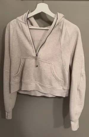Light gray lululemon scuba size small thumbnail 1