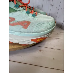 Altra Mont Blanc Women's 12 Mint Green Coral Trail Running Shoes Vibram Hike thumbnail 9