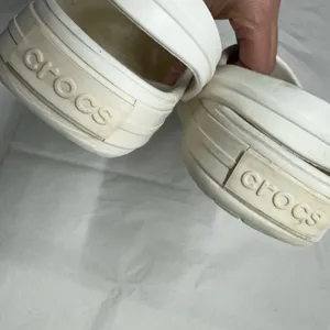 Crocs Classic Clog Sz: M:7/W:9 Bright Crisp White Lightweight Comfort Minimalist thumbnail 8